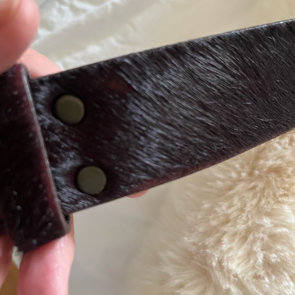 Ladies Brave burgundy leather belt - Picture 8 of 15